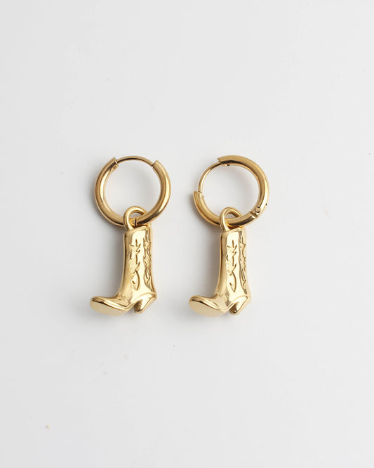 Cowboy Boots - Pendientes - Acero inoxidable