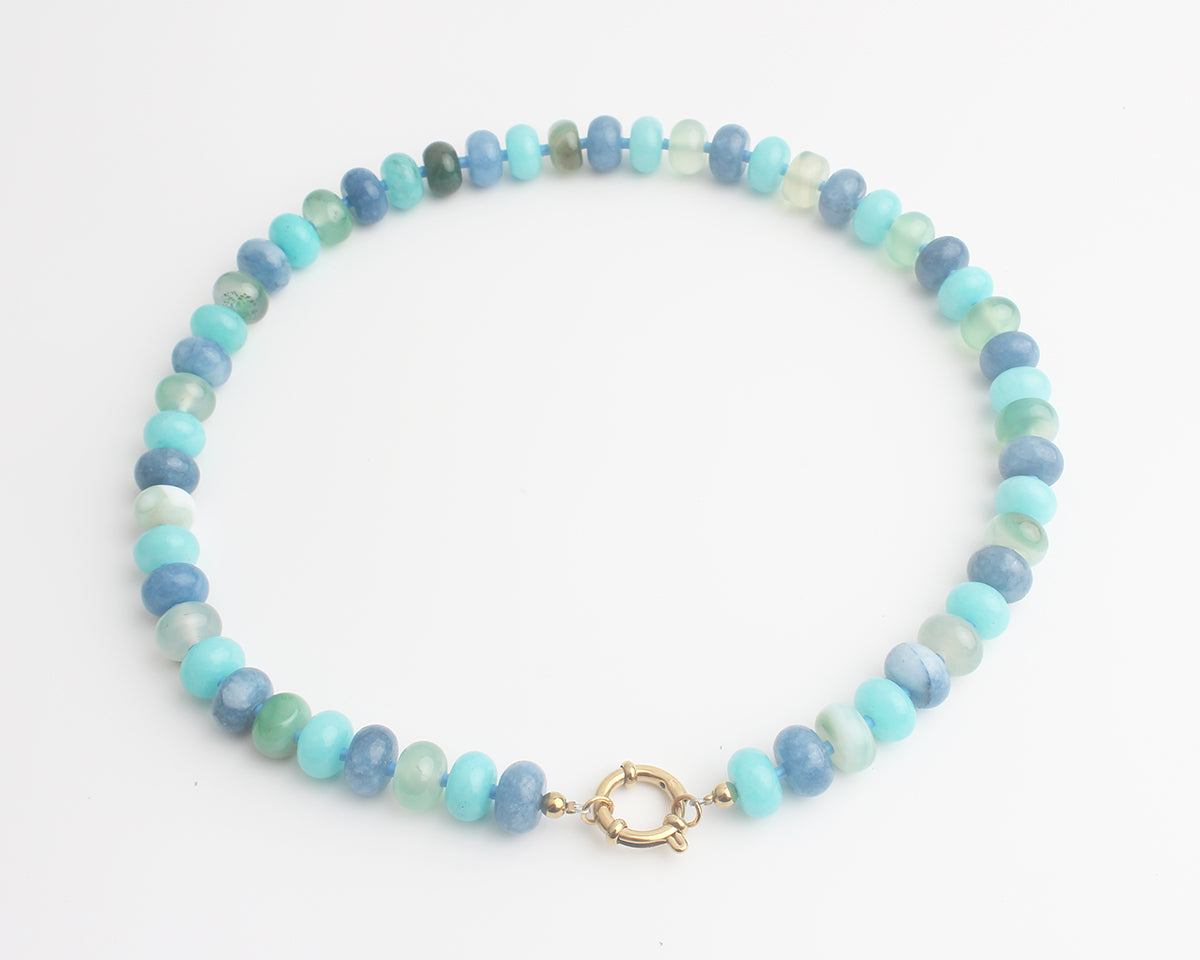 Clarisa - Collier - Pierre naturelle - Acier inoxydable