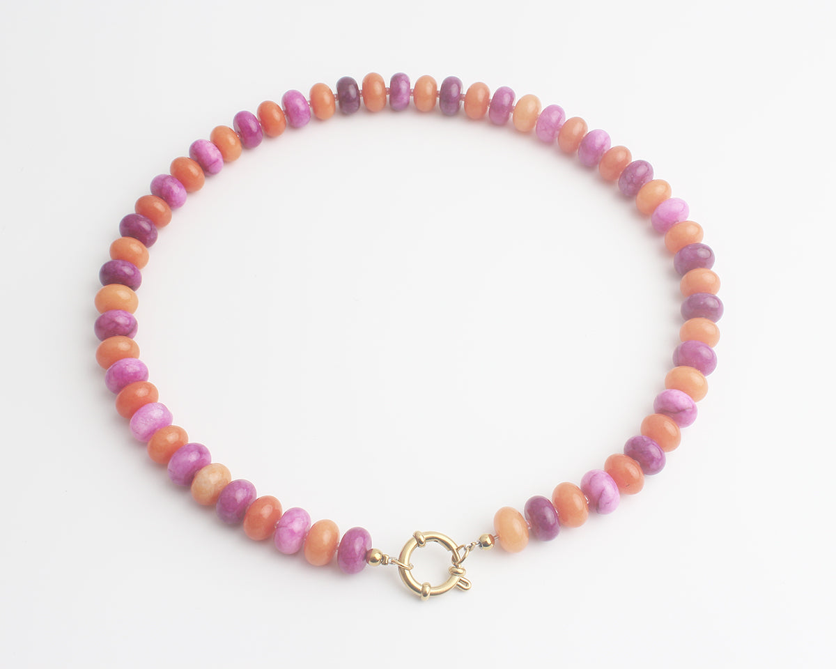 Clarisa - Collier - Pierre naturelle - Acier inoxydable