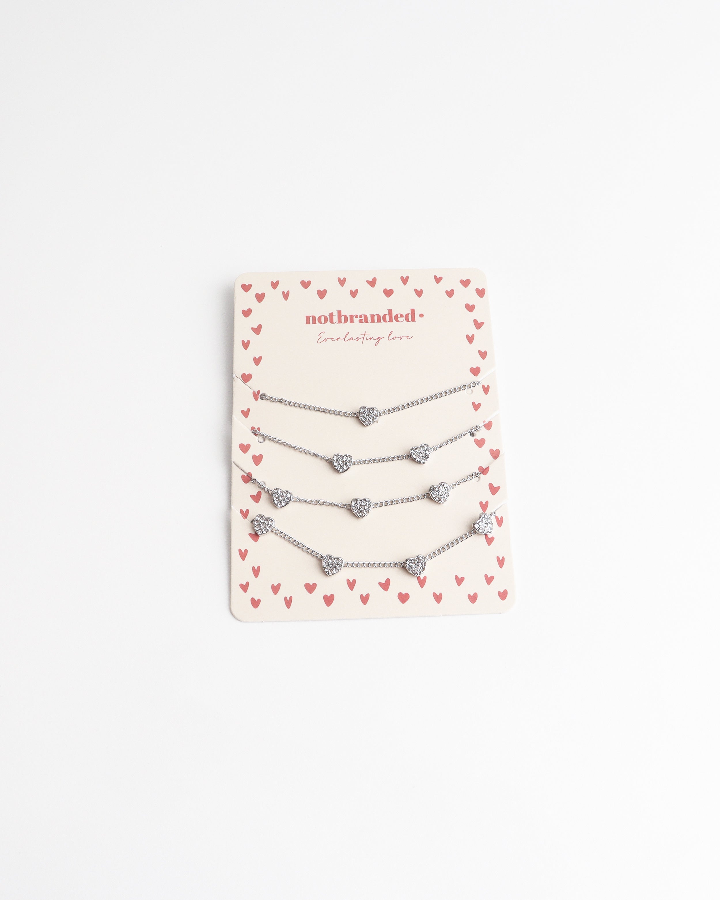 Everlasting love – Set de pulseras (2, 3 o 4) – Acero inoxidable