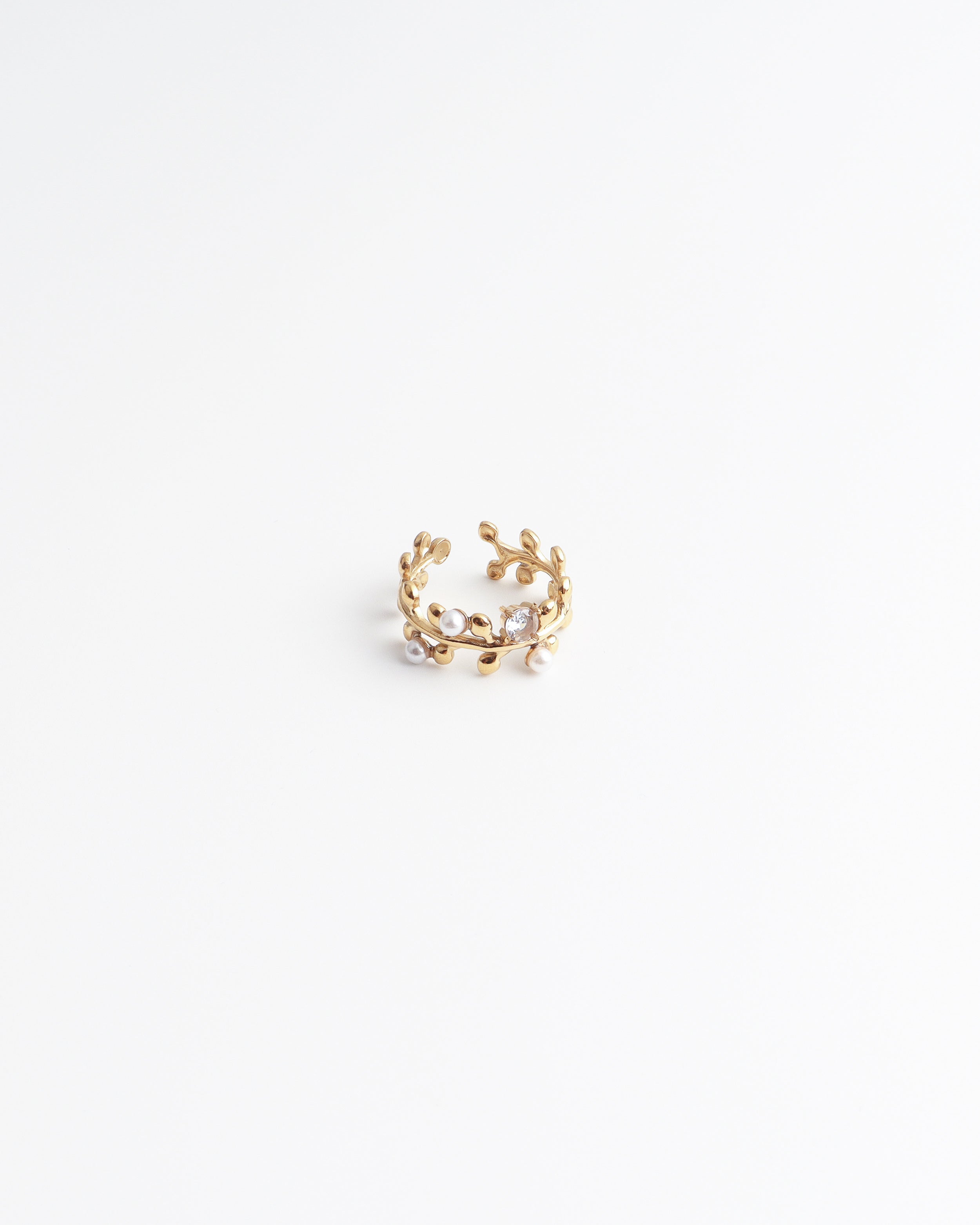 Isolde - Anillo - Acero inoxidable - Ajustable