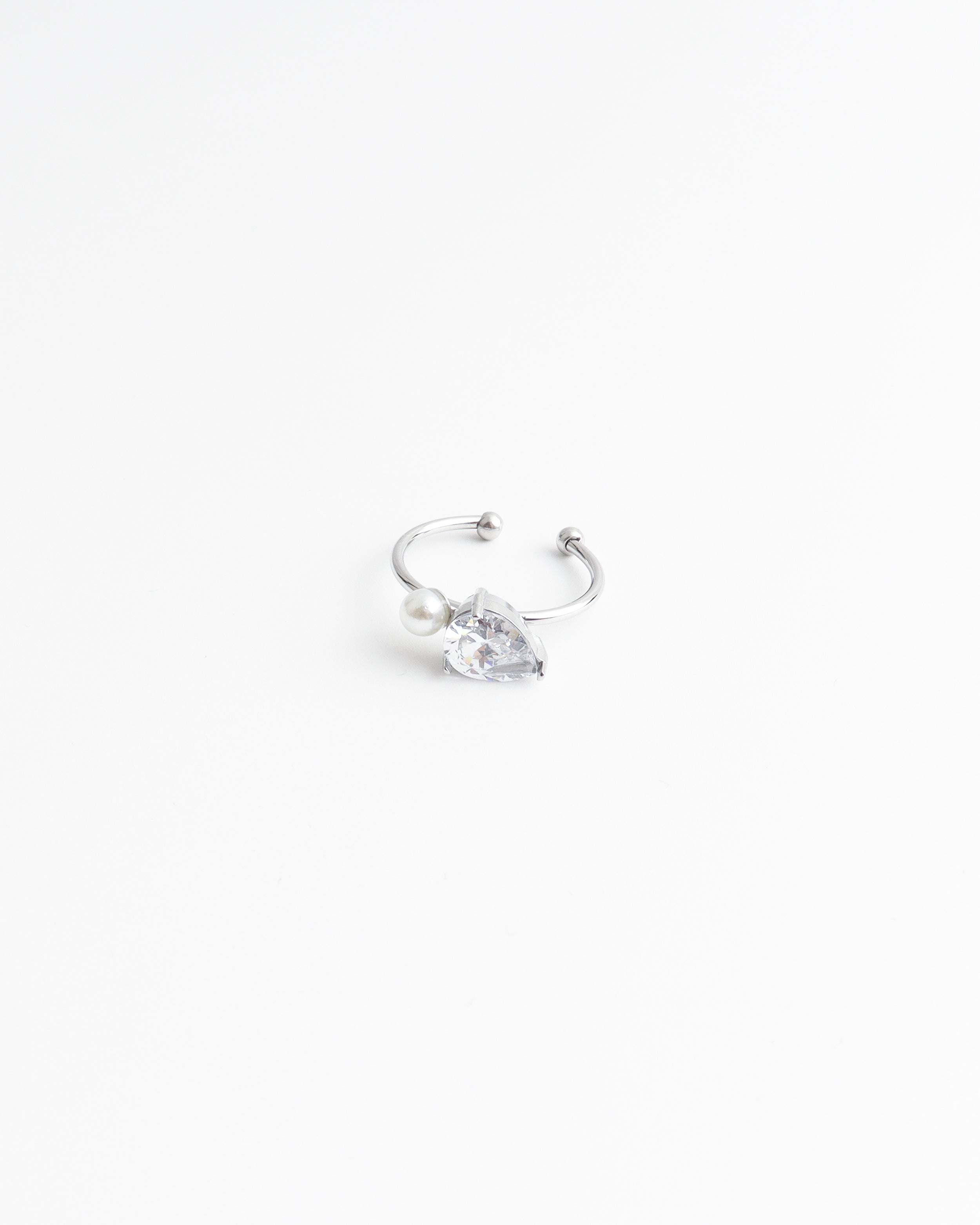 Mireille - Bague - Acier inoxydable - Ajustable