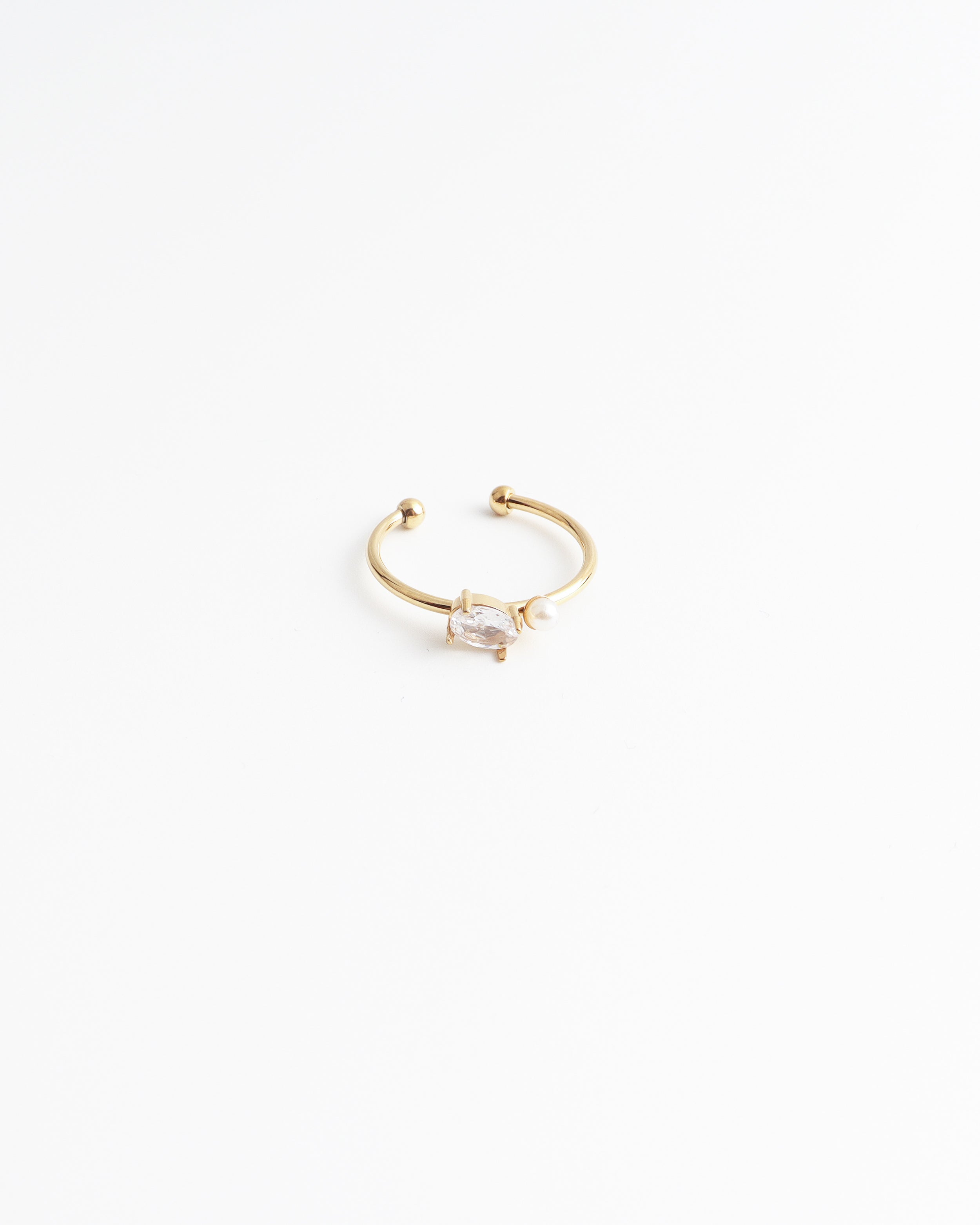 Leonie - Anillo - Acero inoxidable - Ajustable