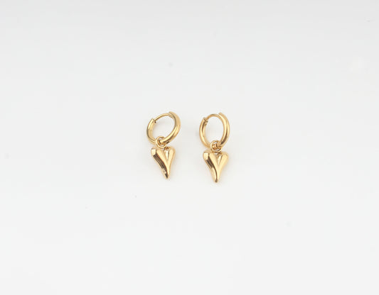 Coeur parfait - Boucles d'oreilles - Acier inoxydable