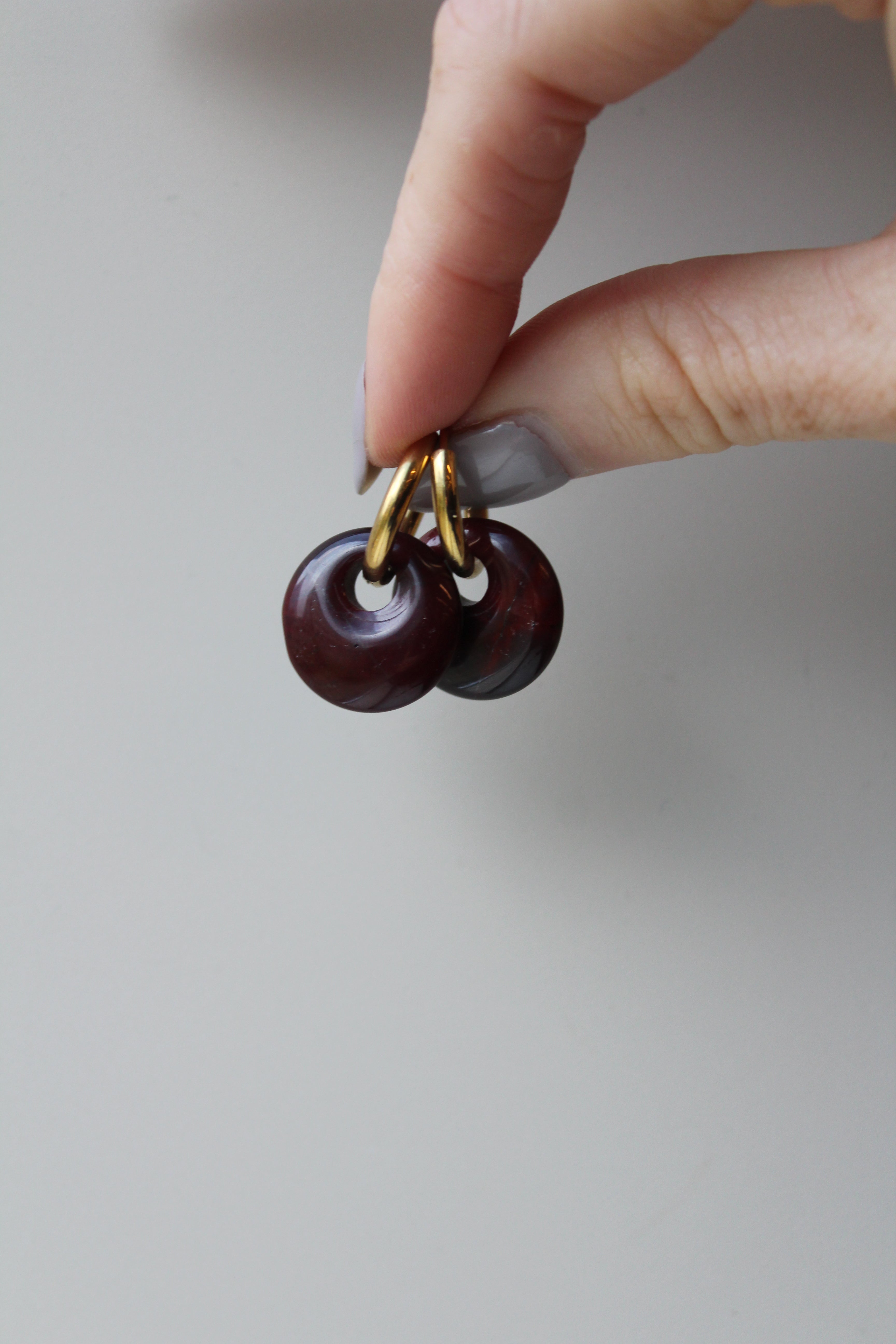 Isadora - Pendientes - Piedra natural- Acero inoxidable