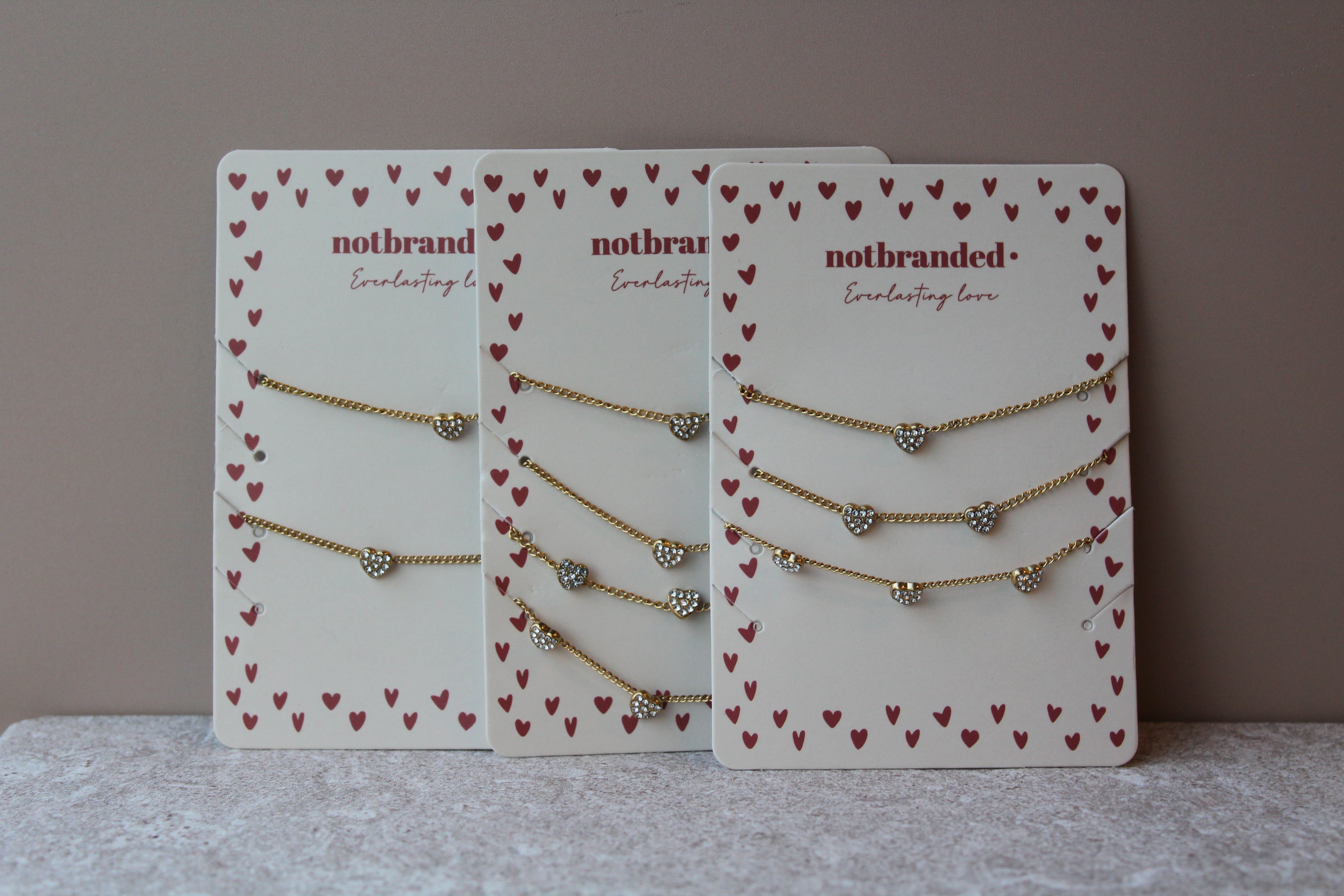 Everlasting love – Set de pulseras (2, 3 o 4) – Acero inoxidable