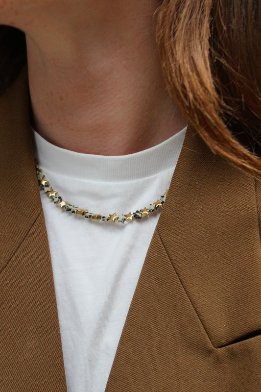 Stargazing - Collier - Pierre naturelle - Acier inoxydable