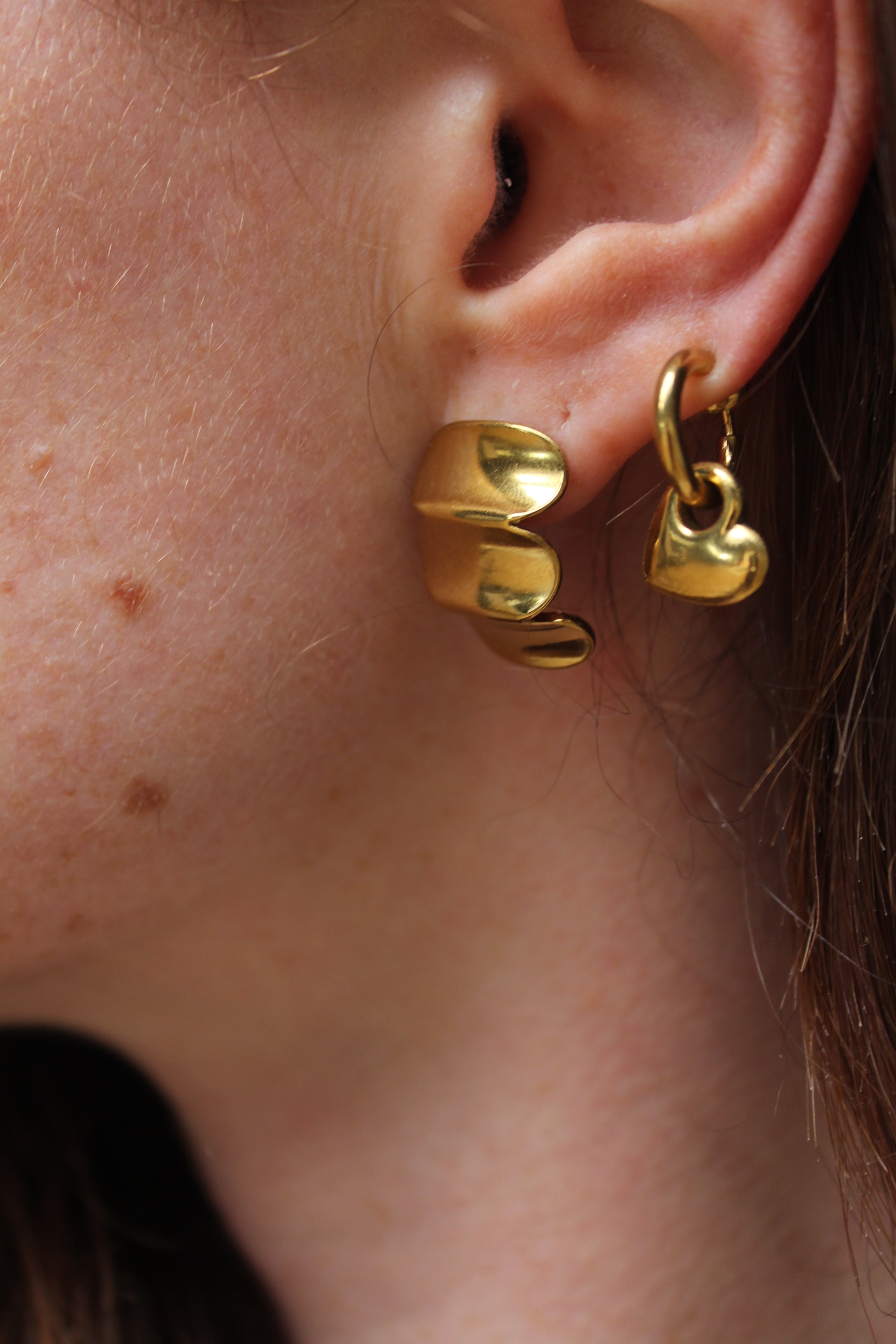 Carly - Pendientes - Acero inoxidable