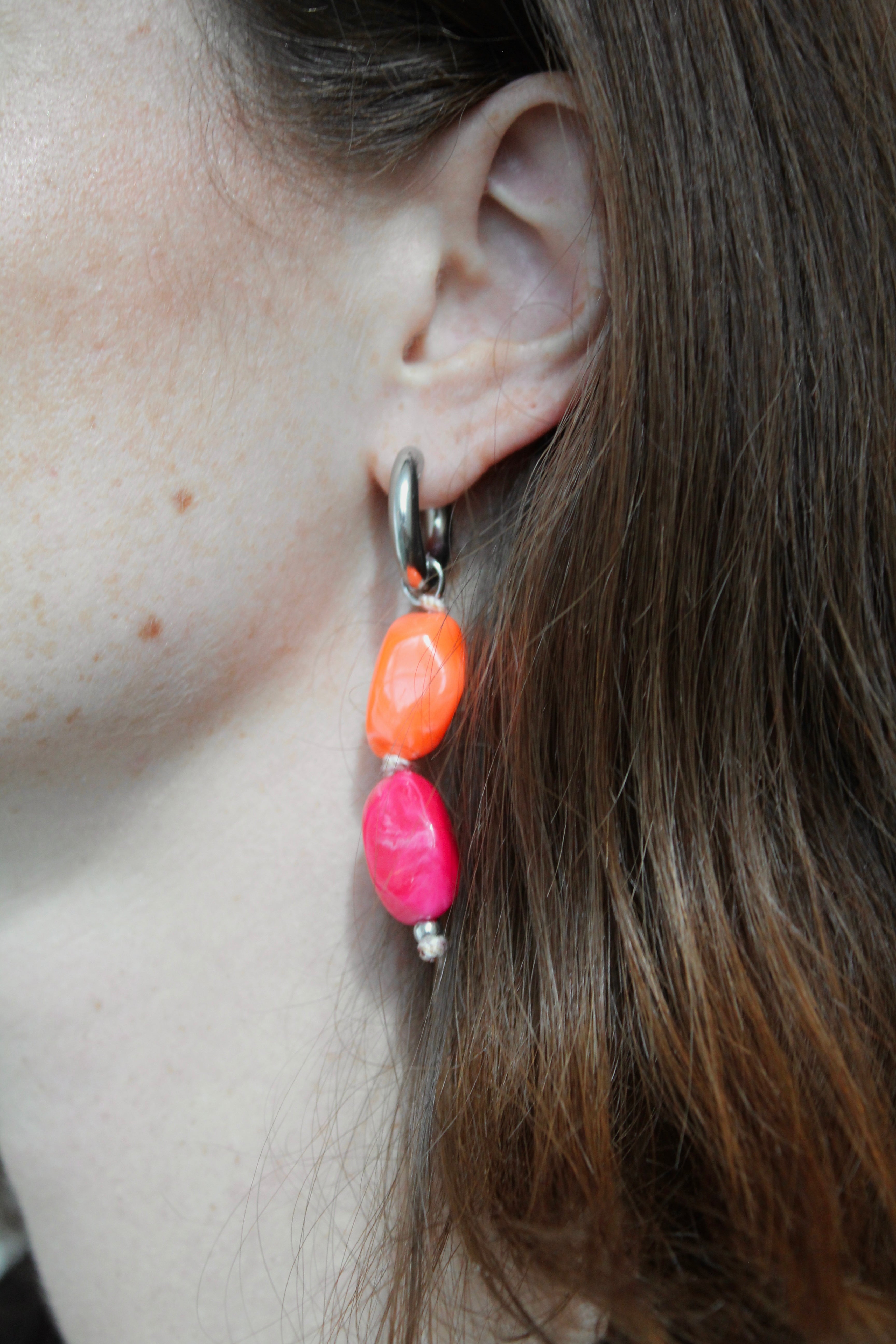 Ainoa -Pendientes - Acero inoxidable