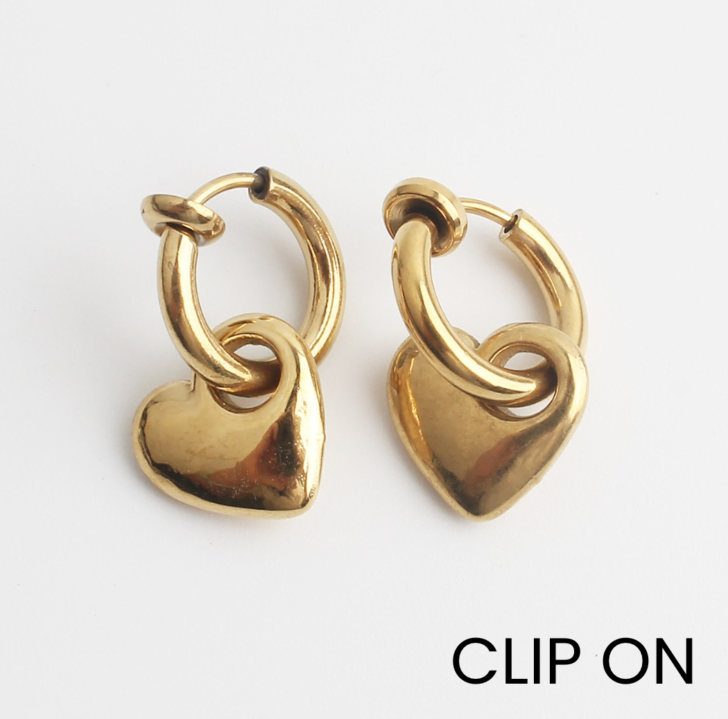 Carly - Pendientes - Acero inoxidable