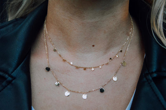 Coins - Collier - Acier inoxydable