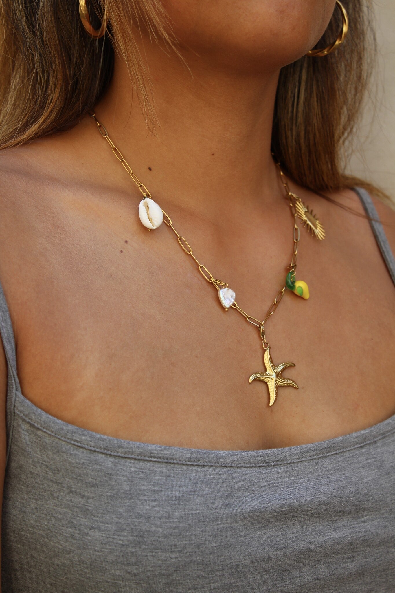 Pearl - Charm - Design Your Own - Acero inoxidable