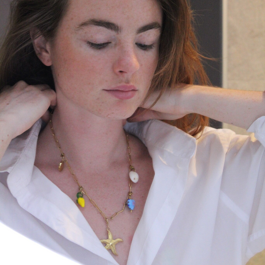 Coquillage de plage - Charm - Design Your Own - Acier inoxydable