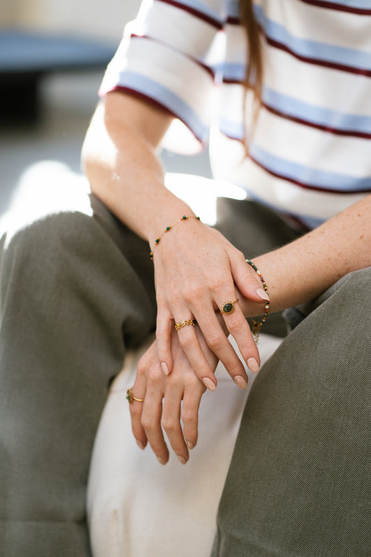 Novia - Bague - Acier inoxydable - Ajustable