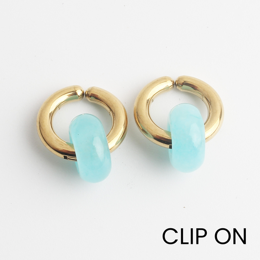 Jutta - Ohrringe - Clip On - Edelstahl