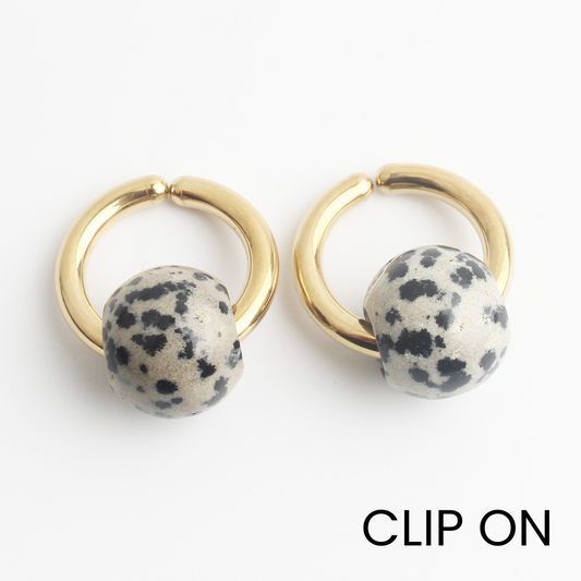 Merza - Pendientes - De clip - Acero inoxidable