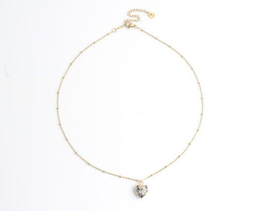 Cherish - Collana - Pietra naturale - Acciaio inossidabile