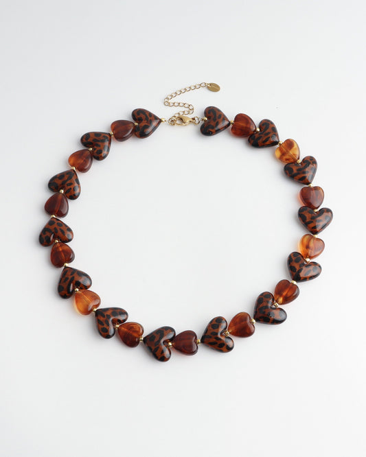 Panther heart - Halskette - Edelstahl