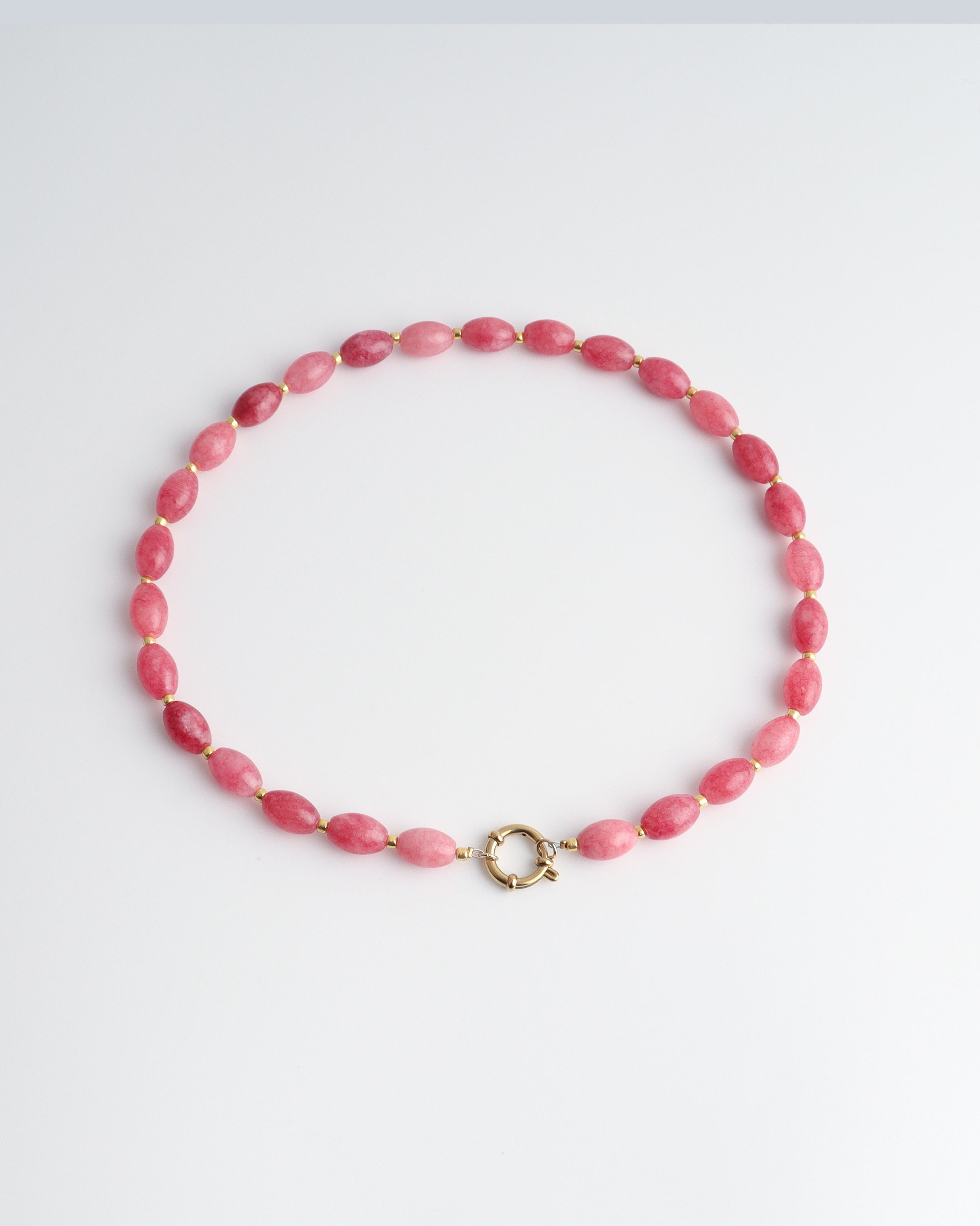 Jossy - Halskette - Naturstein - Edelstahl