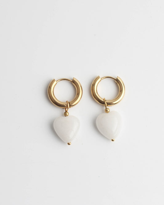 Para Siempre - Oorbellen - Natuursteen - Stainless Steel