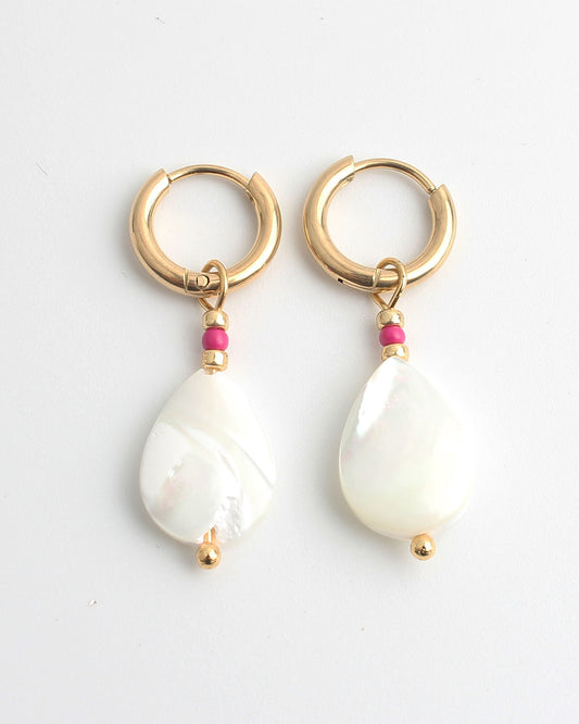 Sweet Shell - Earrings - Stainless Steel