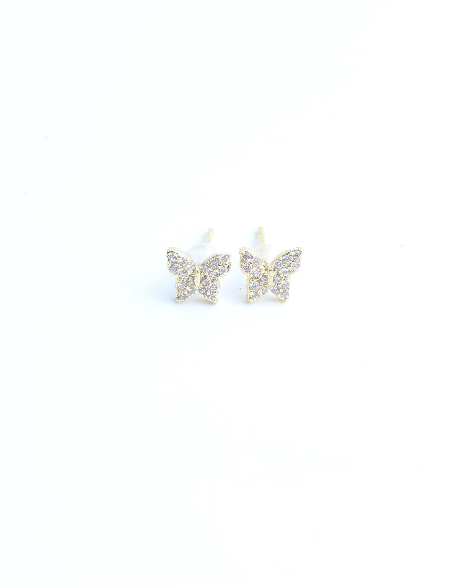 Sparkle Butterfly - Stud - Oorbellen - Stainless Steel