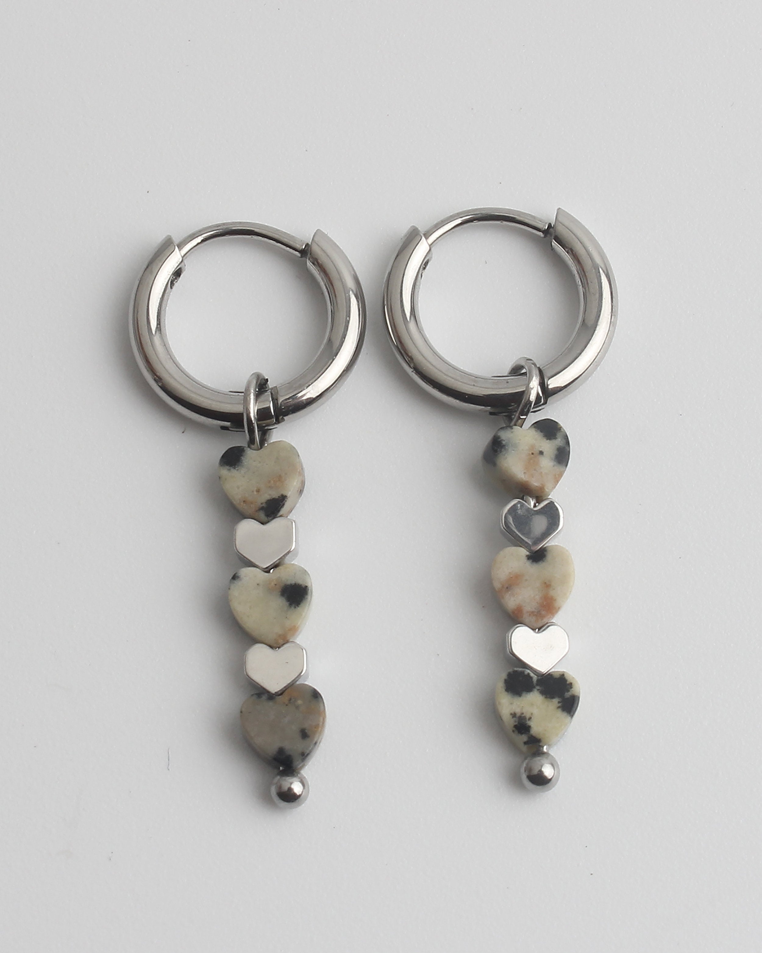 Heart To Heart - Earrings - Stainless Steel