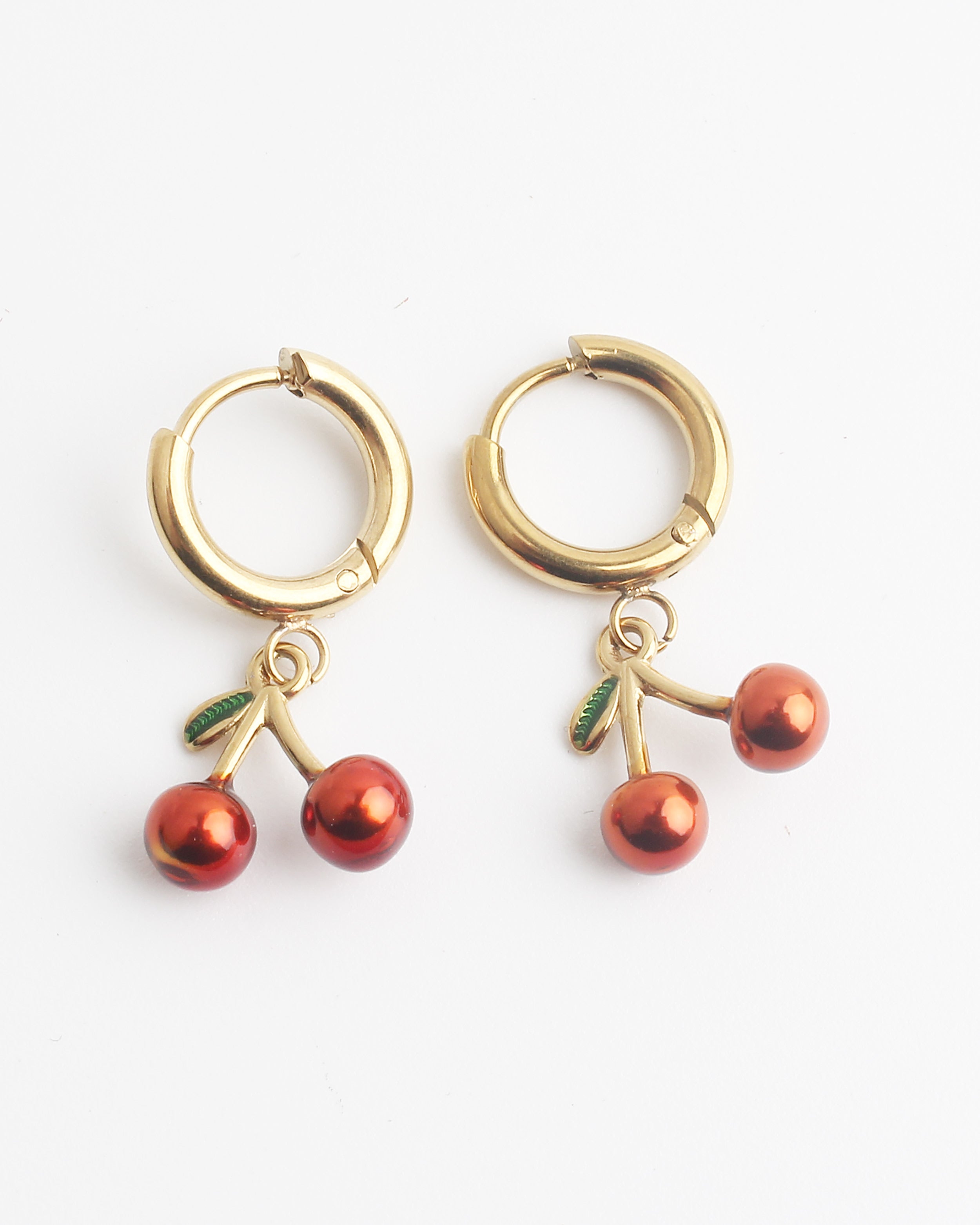 Sweet Cherry - Oorbellen - Stainless Steel