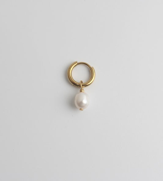 Small Pearl - Earring - Stainless Steel