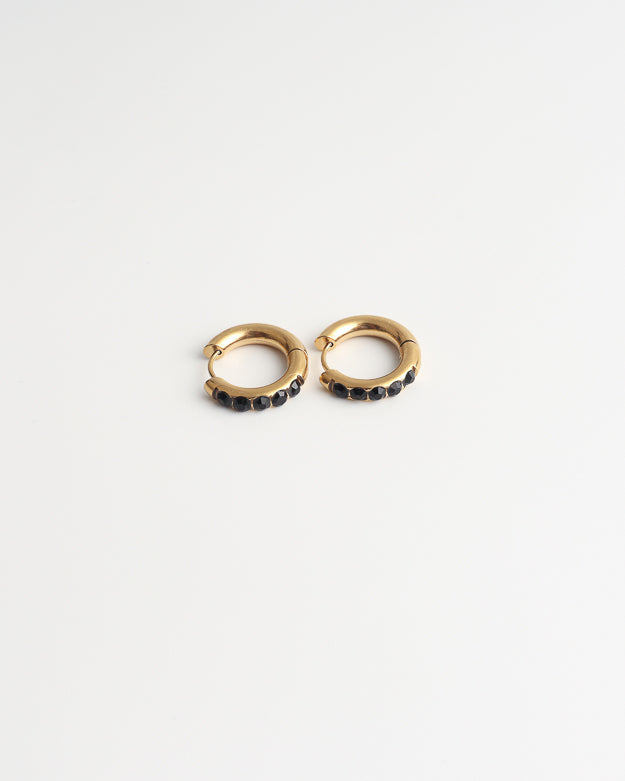 Big Strass Stone - Orecchini - Acciaio inossidabile