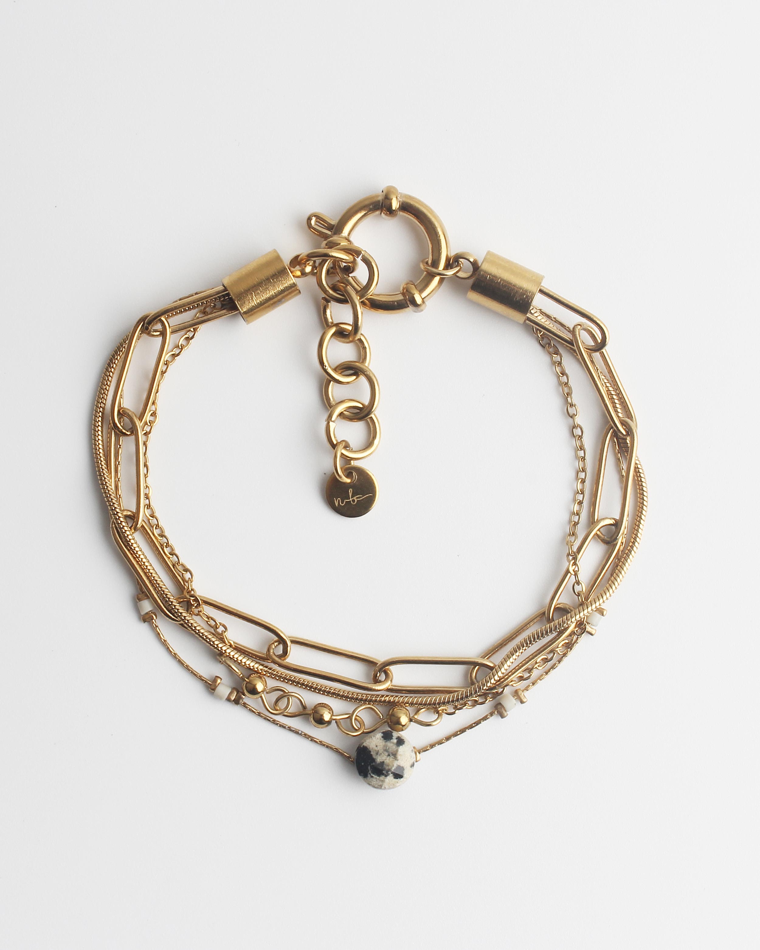 Eloise - Bracelet - 4 Layer - Stainless Steel