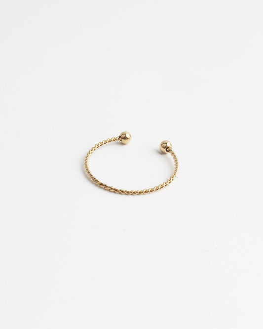 Basic Twist - Anillo - Acero inoxidable - Ajustable