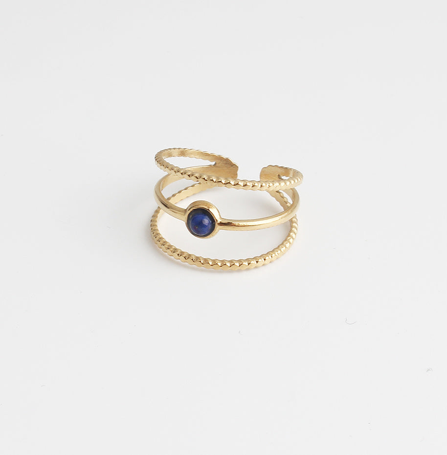 Aarya - Bague - Acier inoxydable - Ajustable