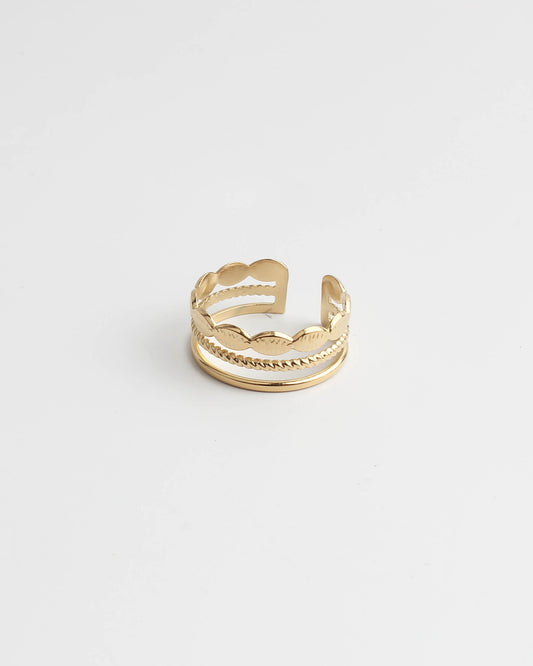 Avelie - Ring - Stainless Steel - Verstelbaar