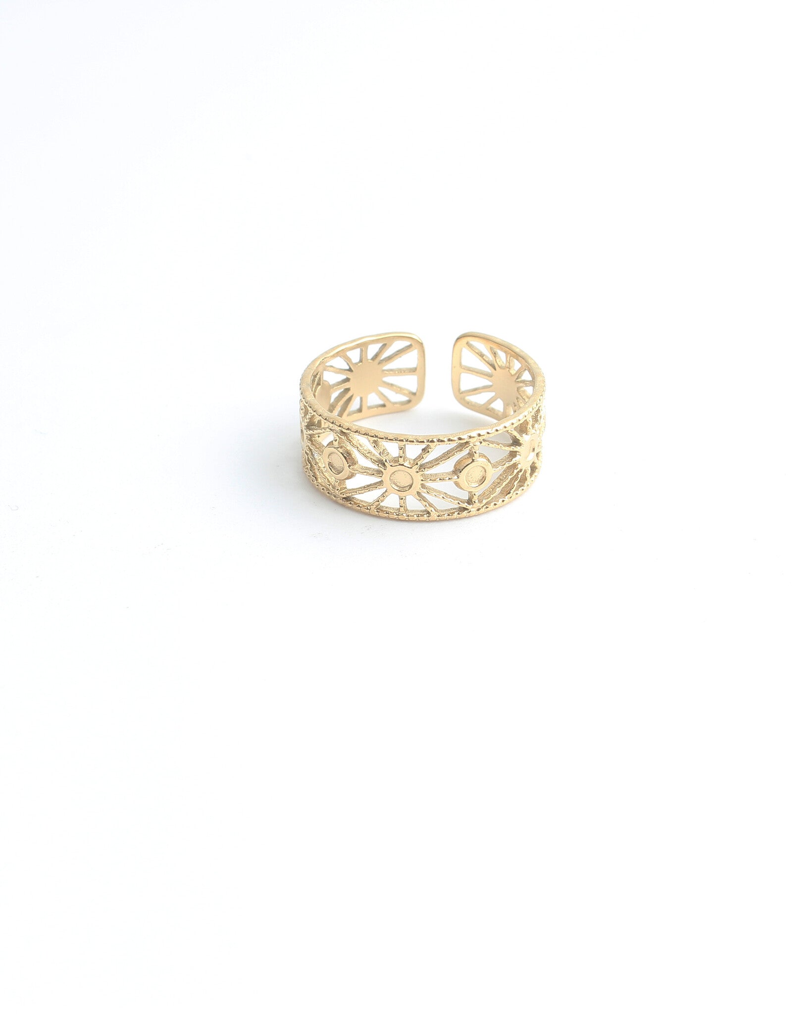 Sola - Bague - Acier inoxydable - Ajustable