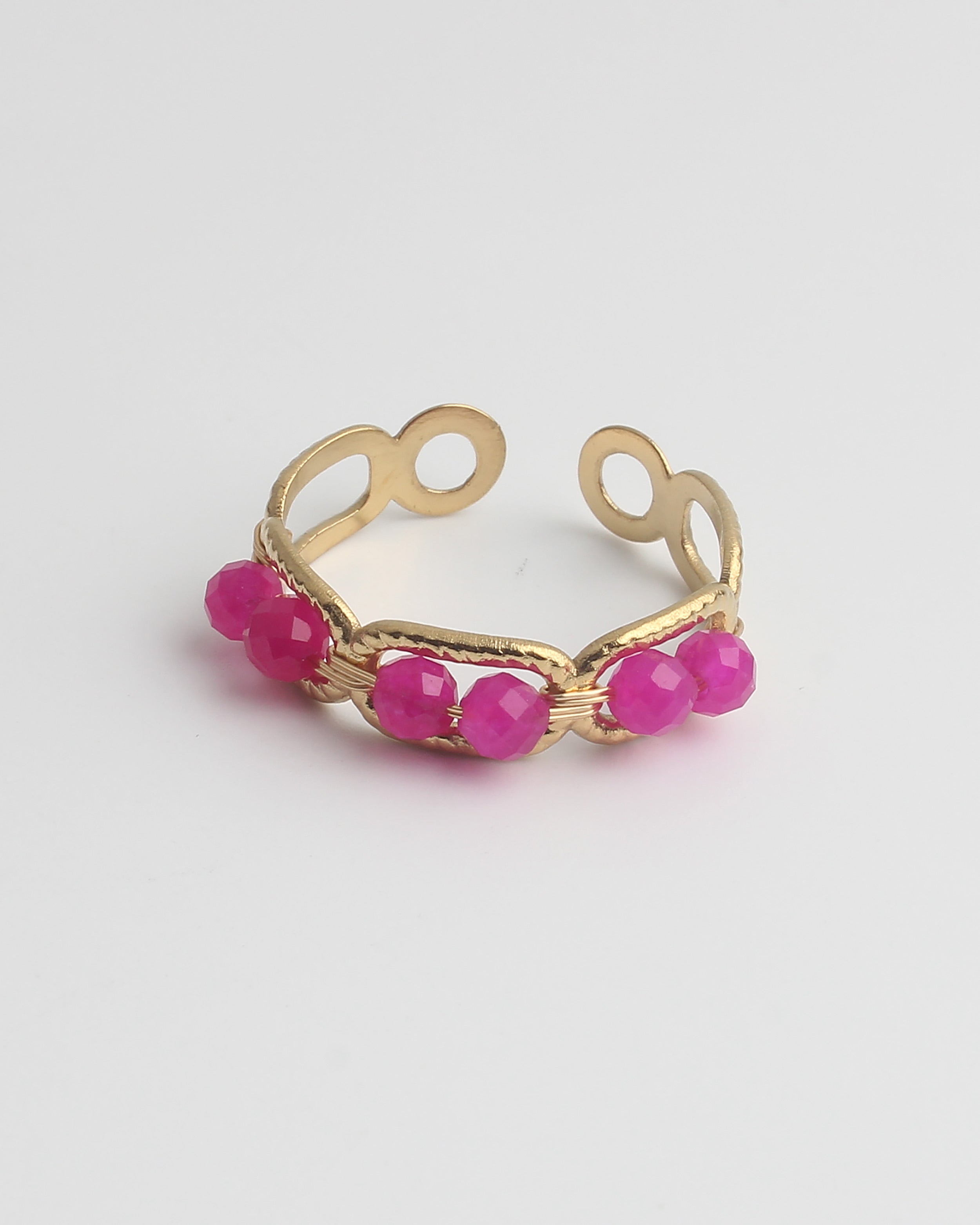 Bente - Anillo - Acero inoxidable