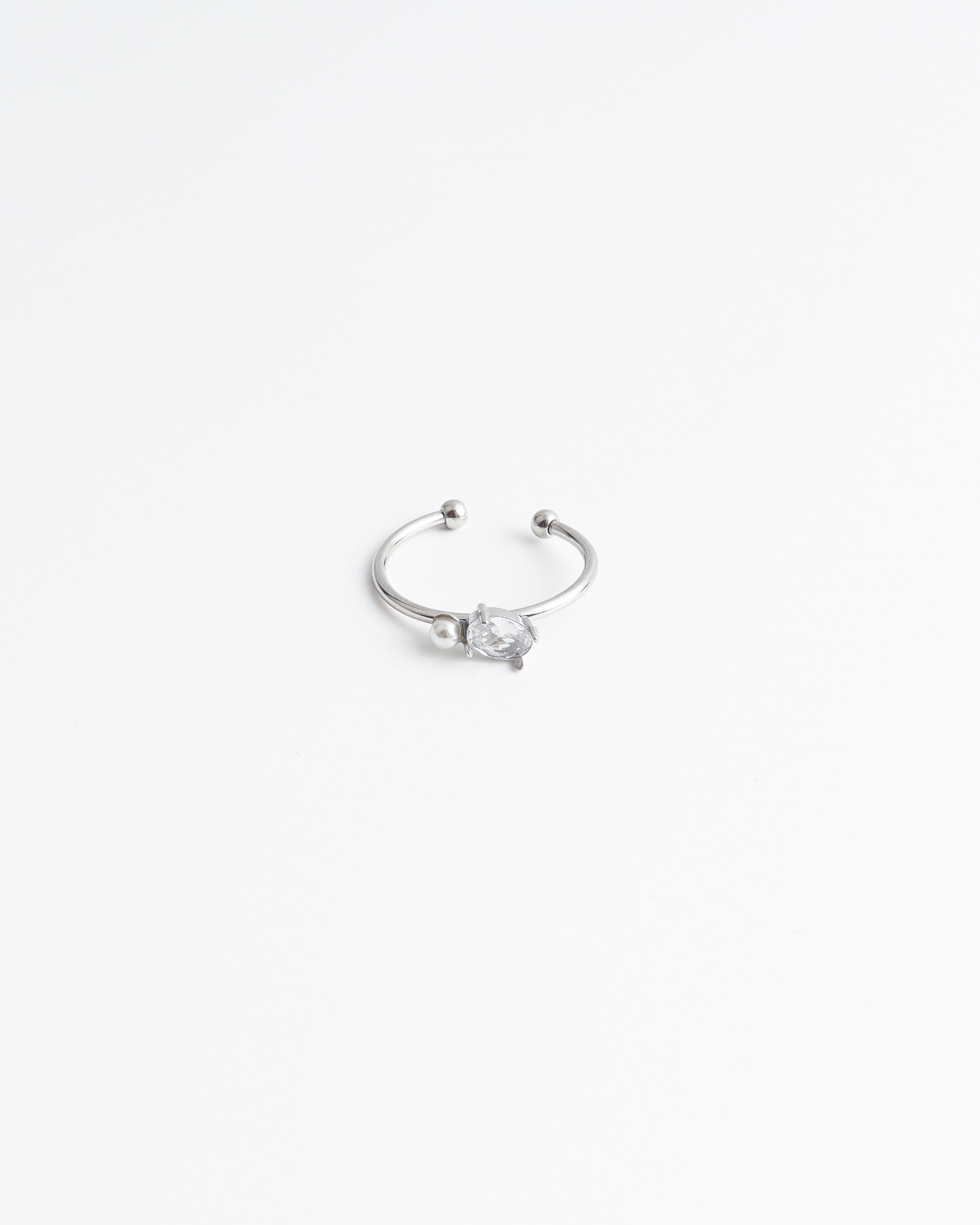 Leonie - Ring - Stainless Steel - Adjustable