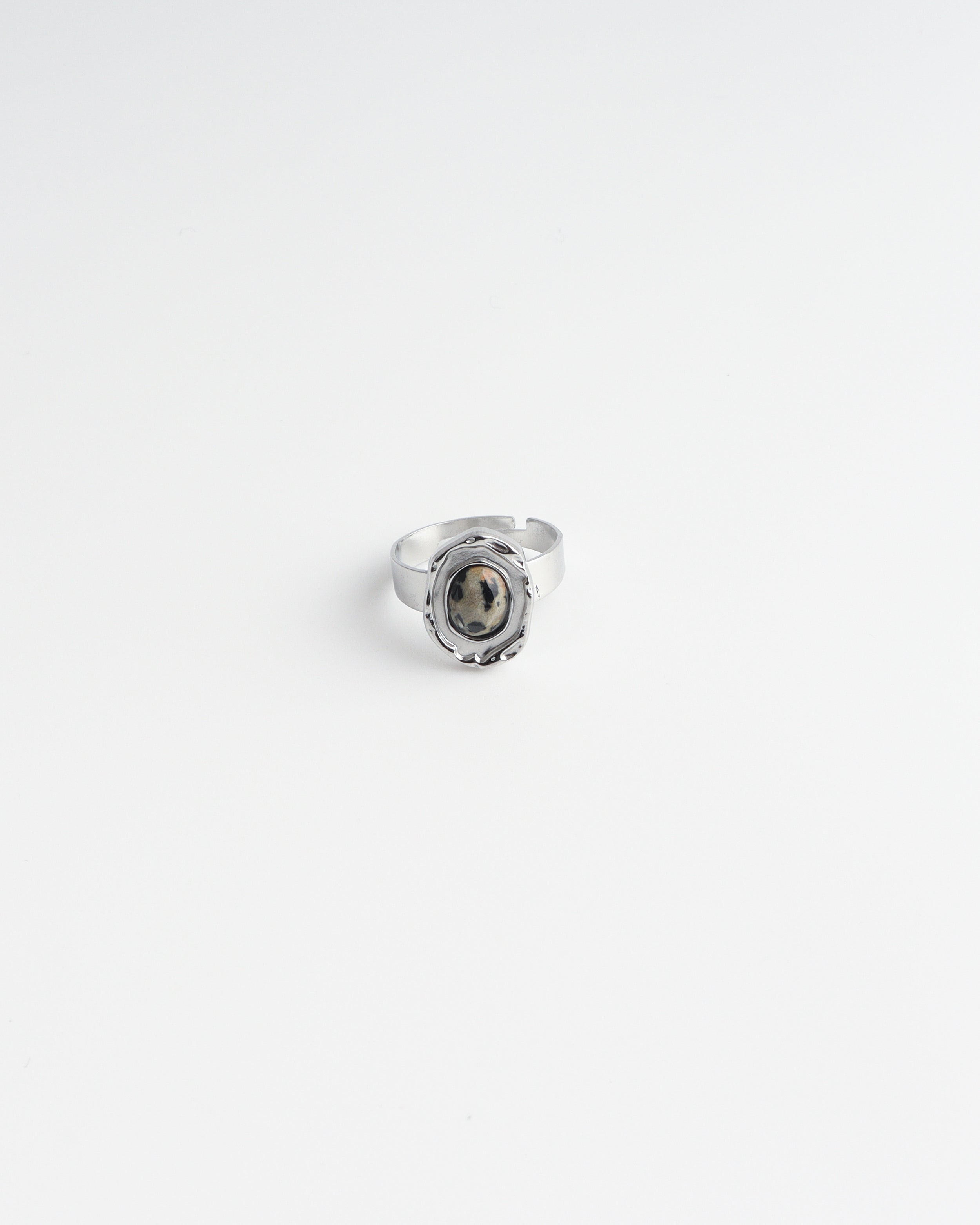 Salomé - Anello - Pietra naturale - Acciaio inossidabile - Regolabile