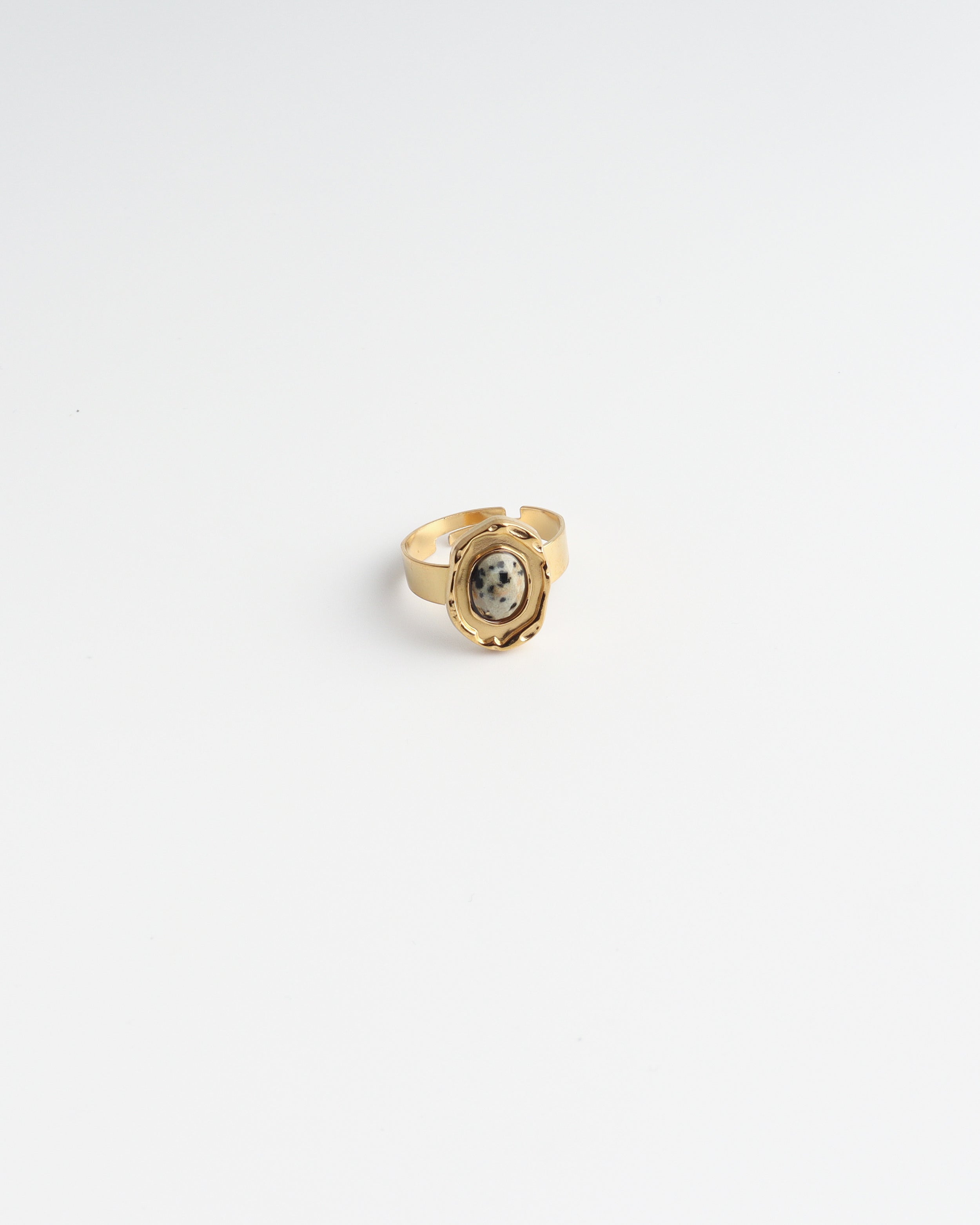 Salomé - Anello - Pietra naturale - Acciaio inossidabile - Regolabile