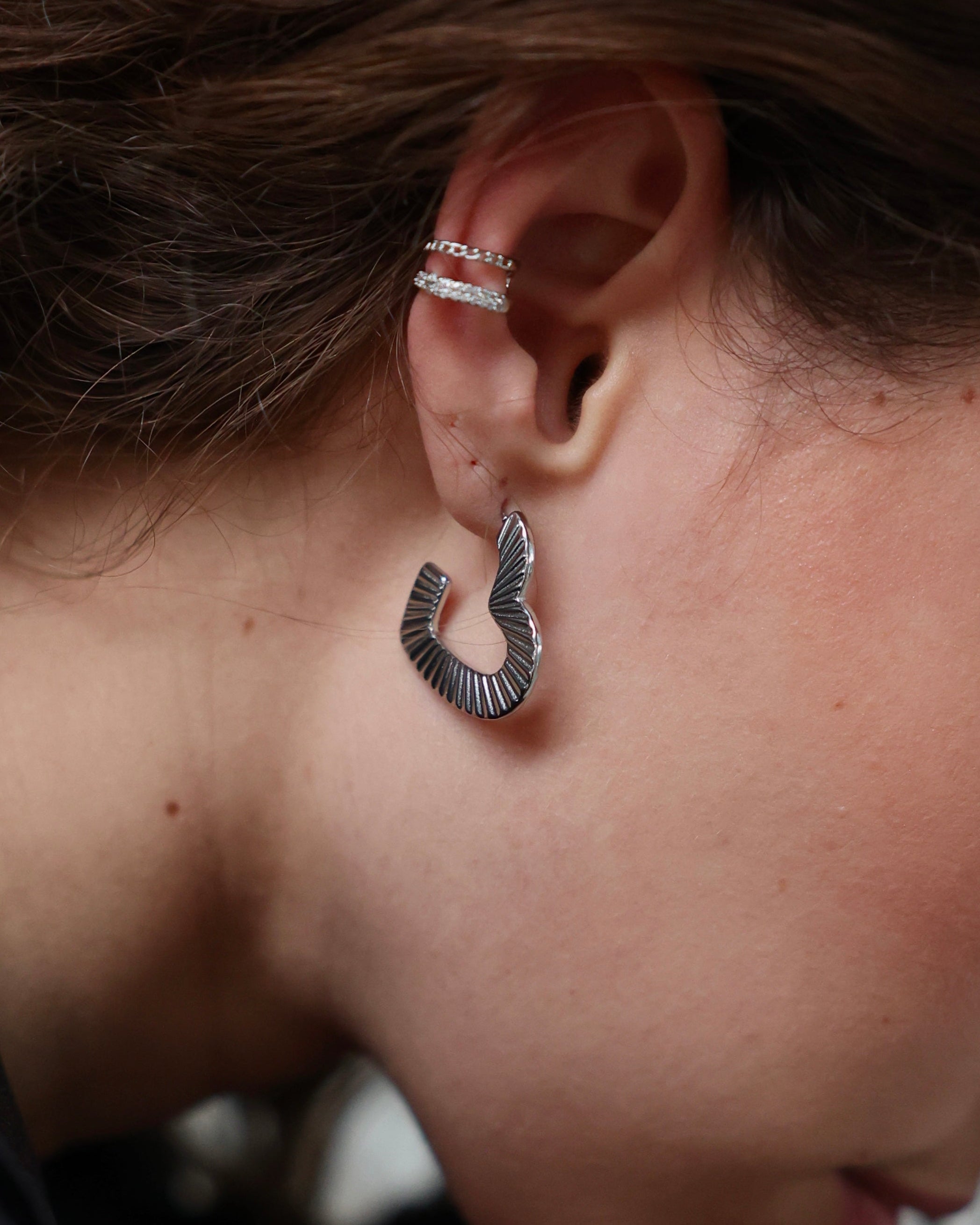 Yiva - Pendientes - Acero inoxidable