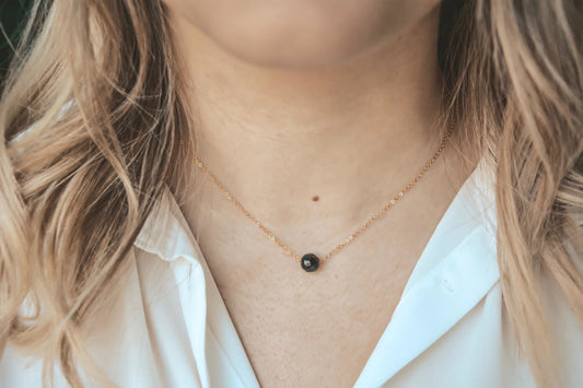 Pierre Damour - Ketting - Stainless Steel - Natuursteen