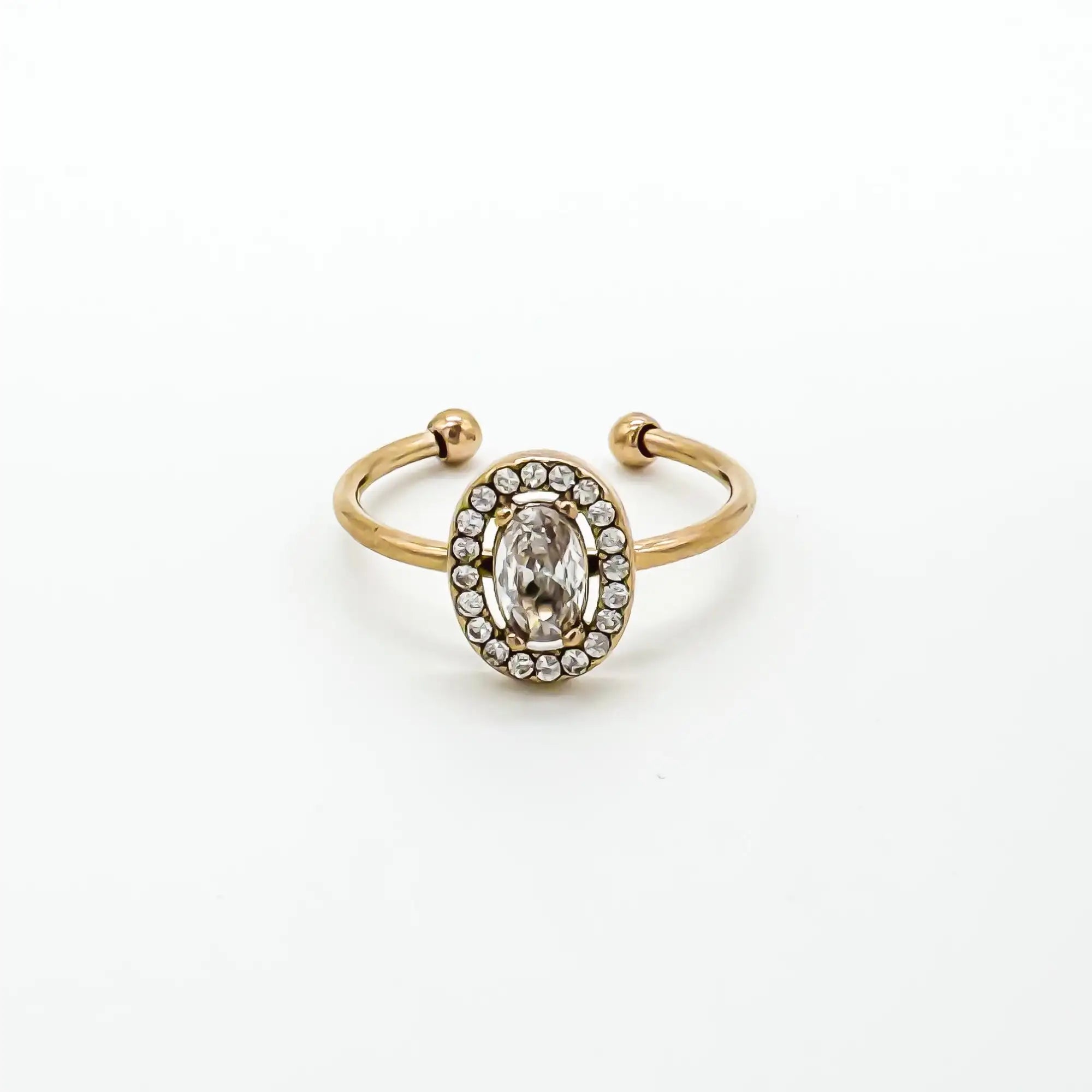 Joelle - Ring - Edelstahl - verstellbar