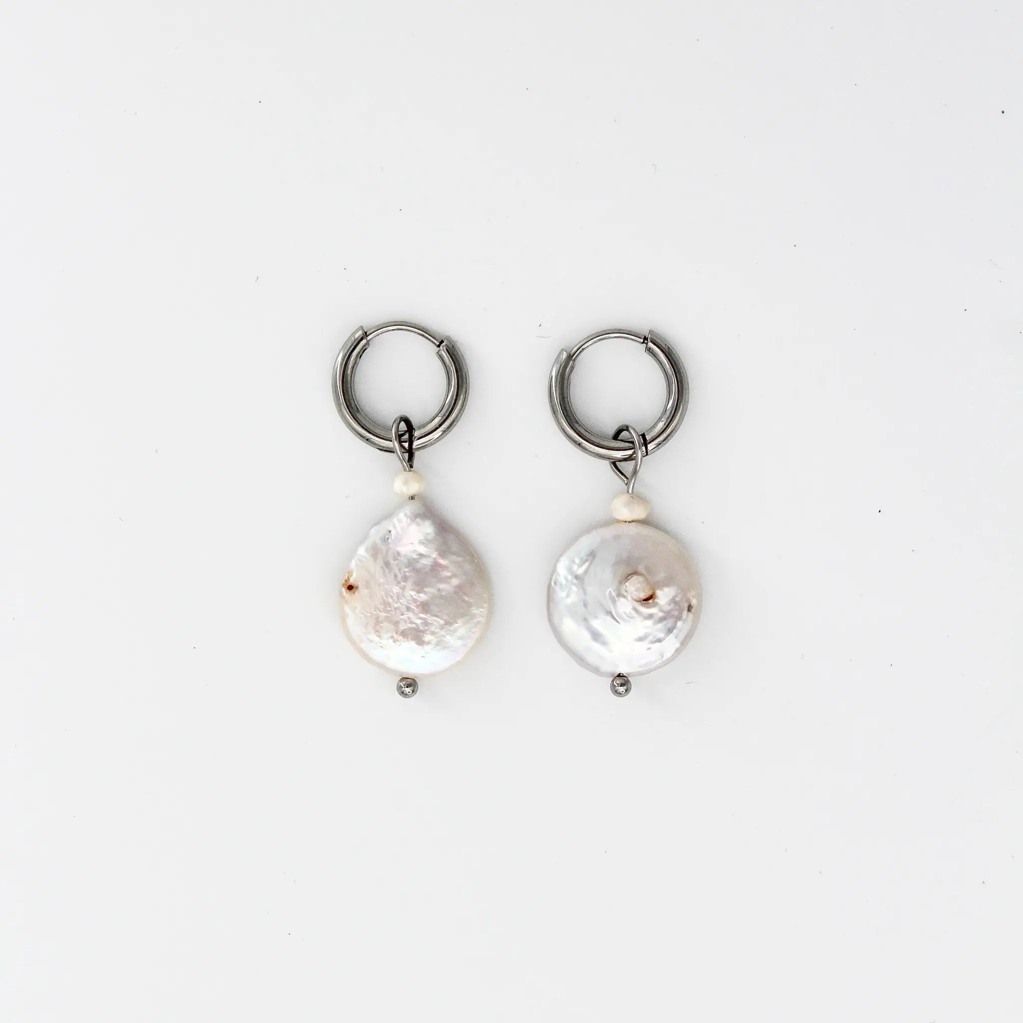 Thalia - Earrings - Pearl - Stainless Steel