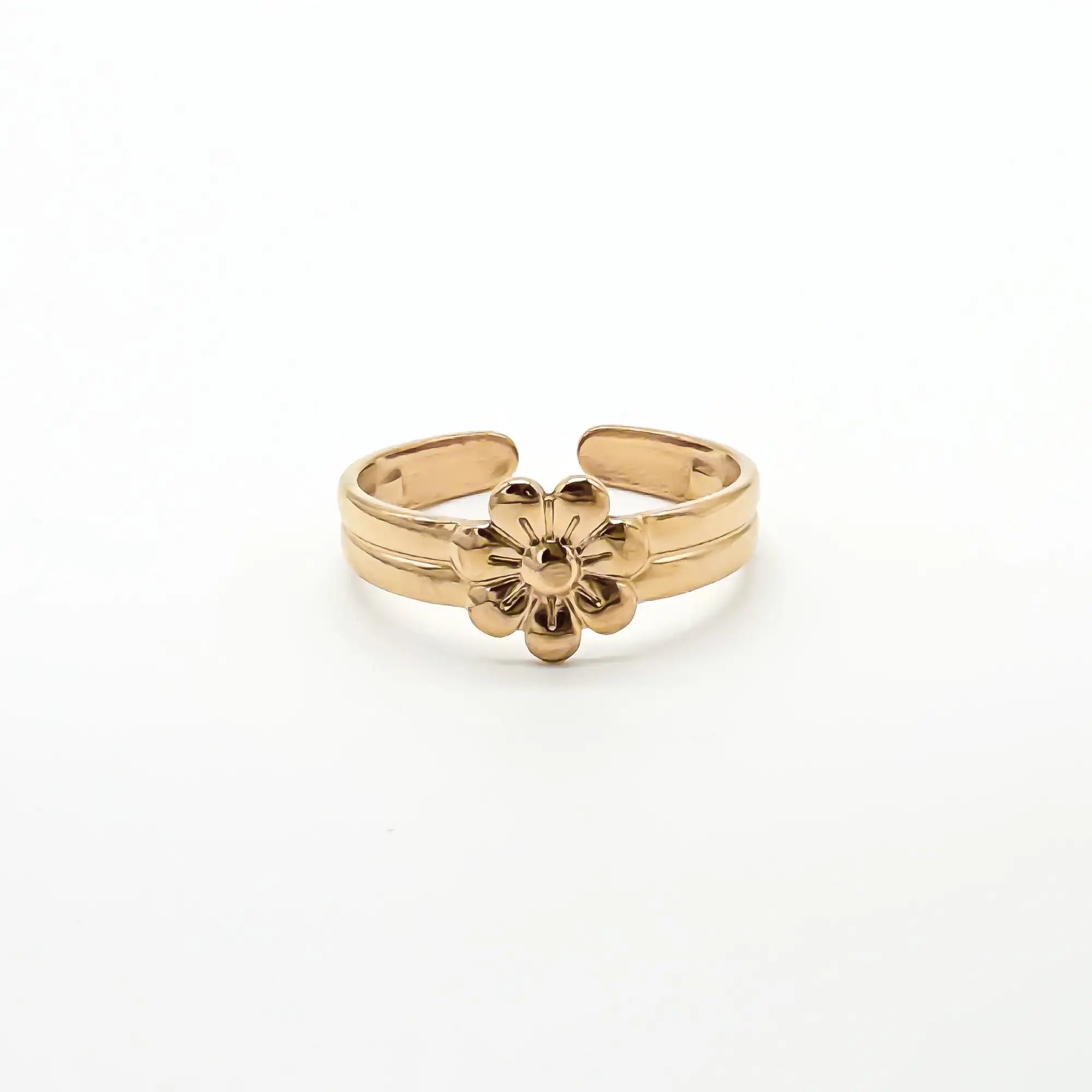 Blossom Flower - Ring - Stainless Steel - Verstelbaar