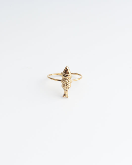 Pesce - Anello - Acciaio inossidabile - Regolabile