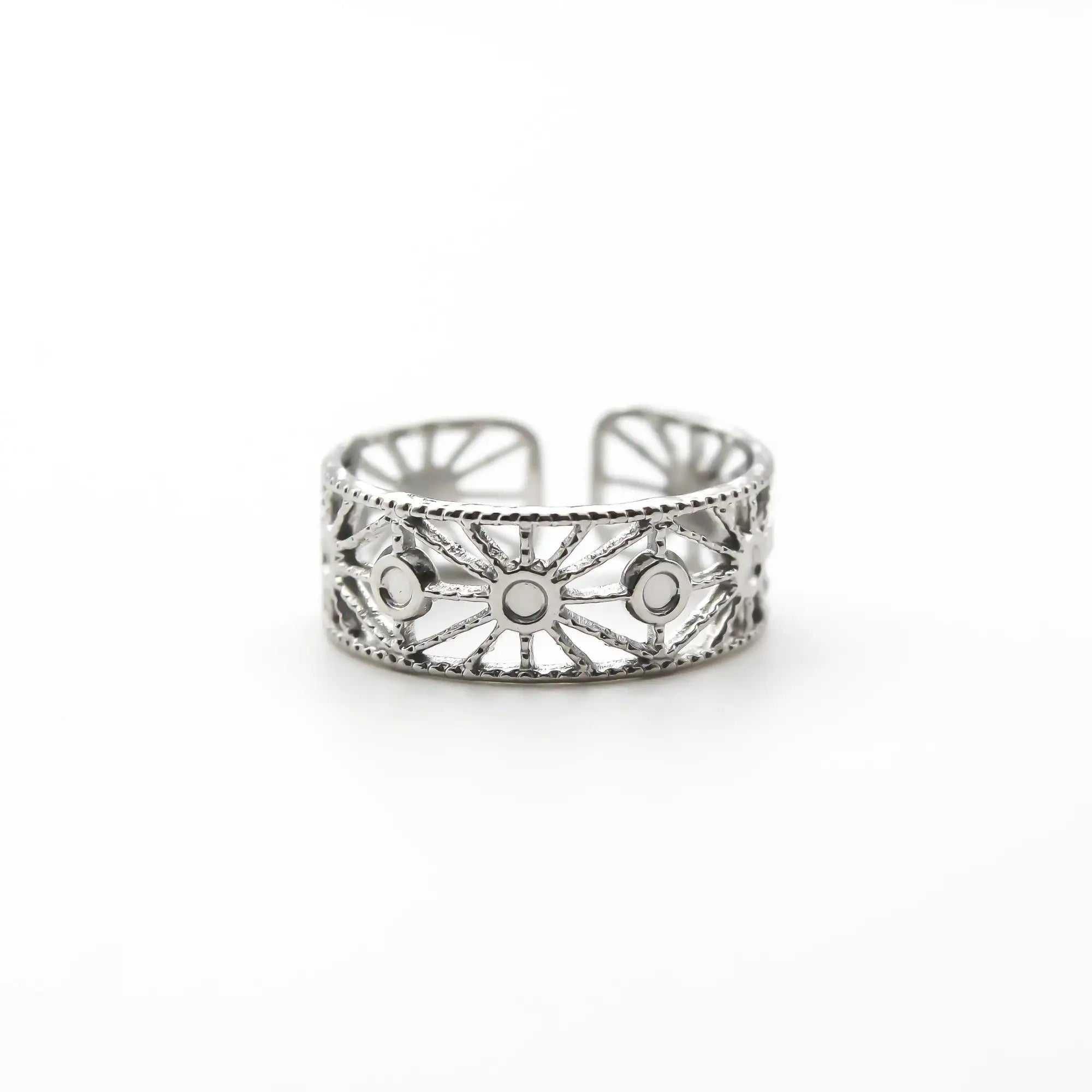 Sola - Bague - Acier inoxydable - Ajustable