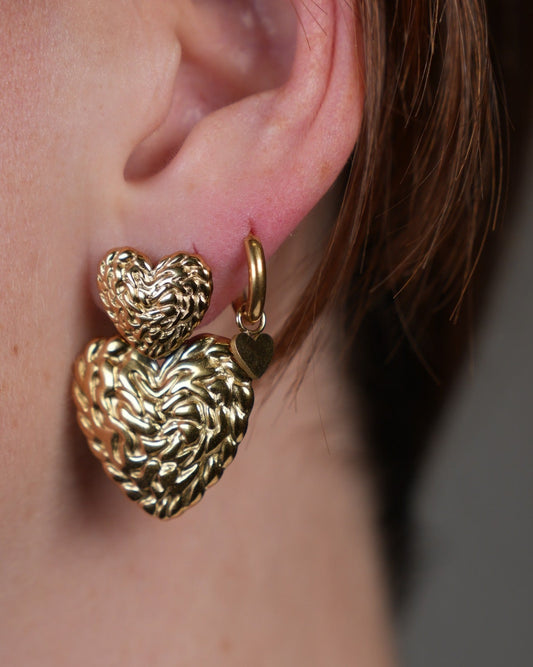 Little Heart - Oorbellen - Stainless Steel