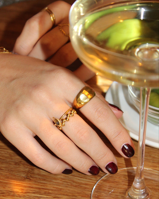 Sarita - Anillo - Acero inoxidable - Ajustable