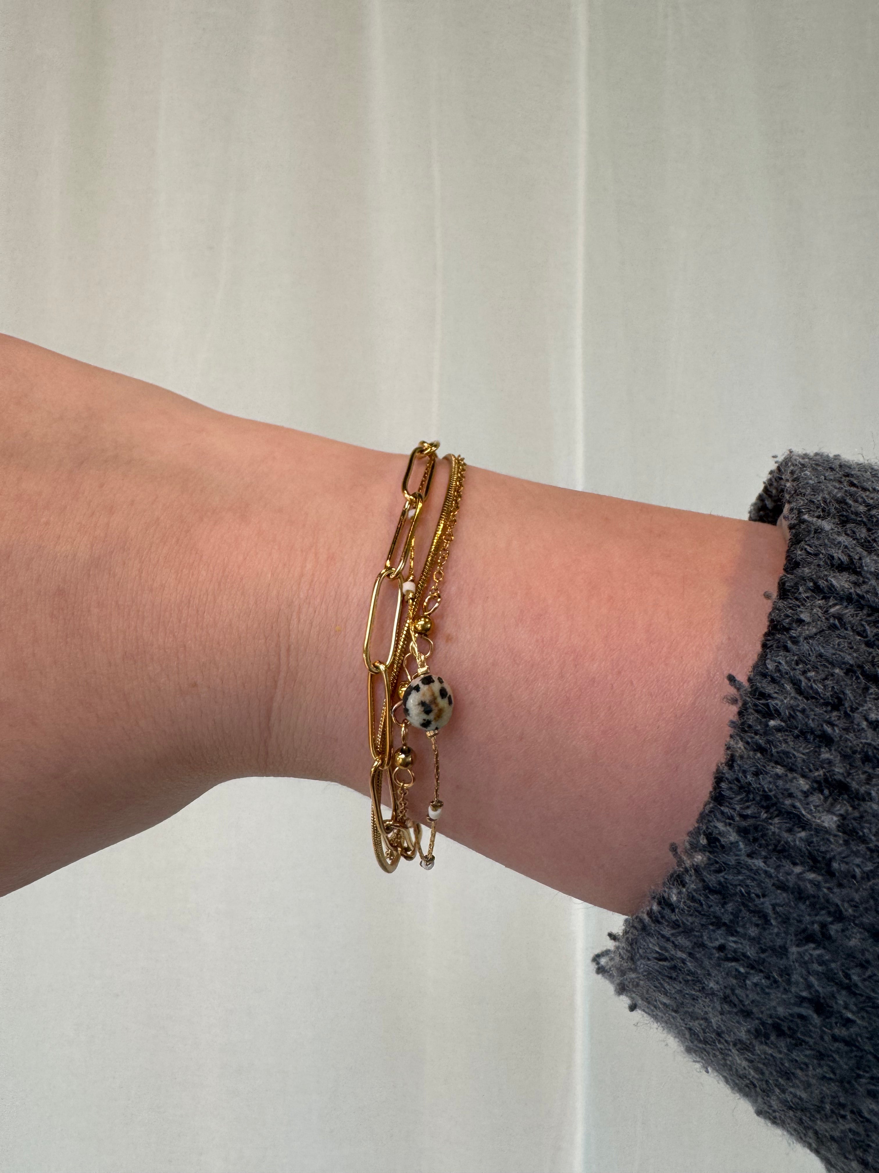 Eloise - Bracelet - 4 Layer - Stainless Steel