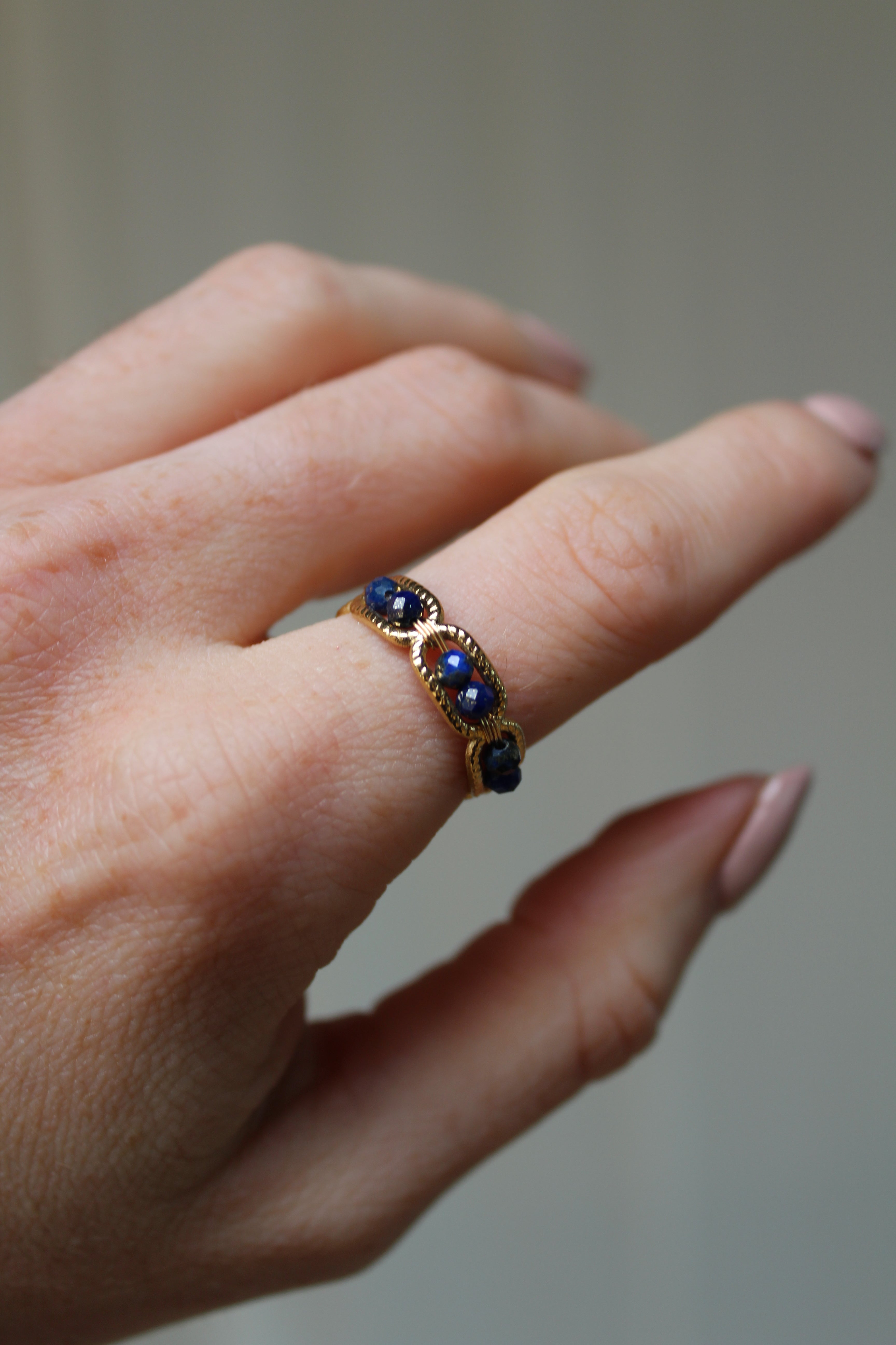 Bente - Anillo - Acero inoxidable